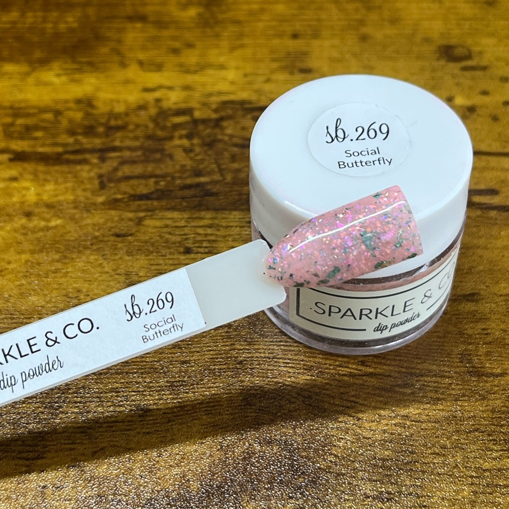 Sparkle & Co. Dip Powder- Social Butterfly